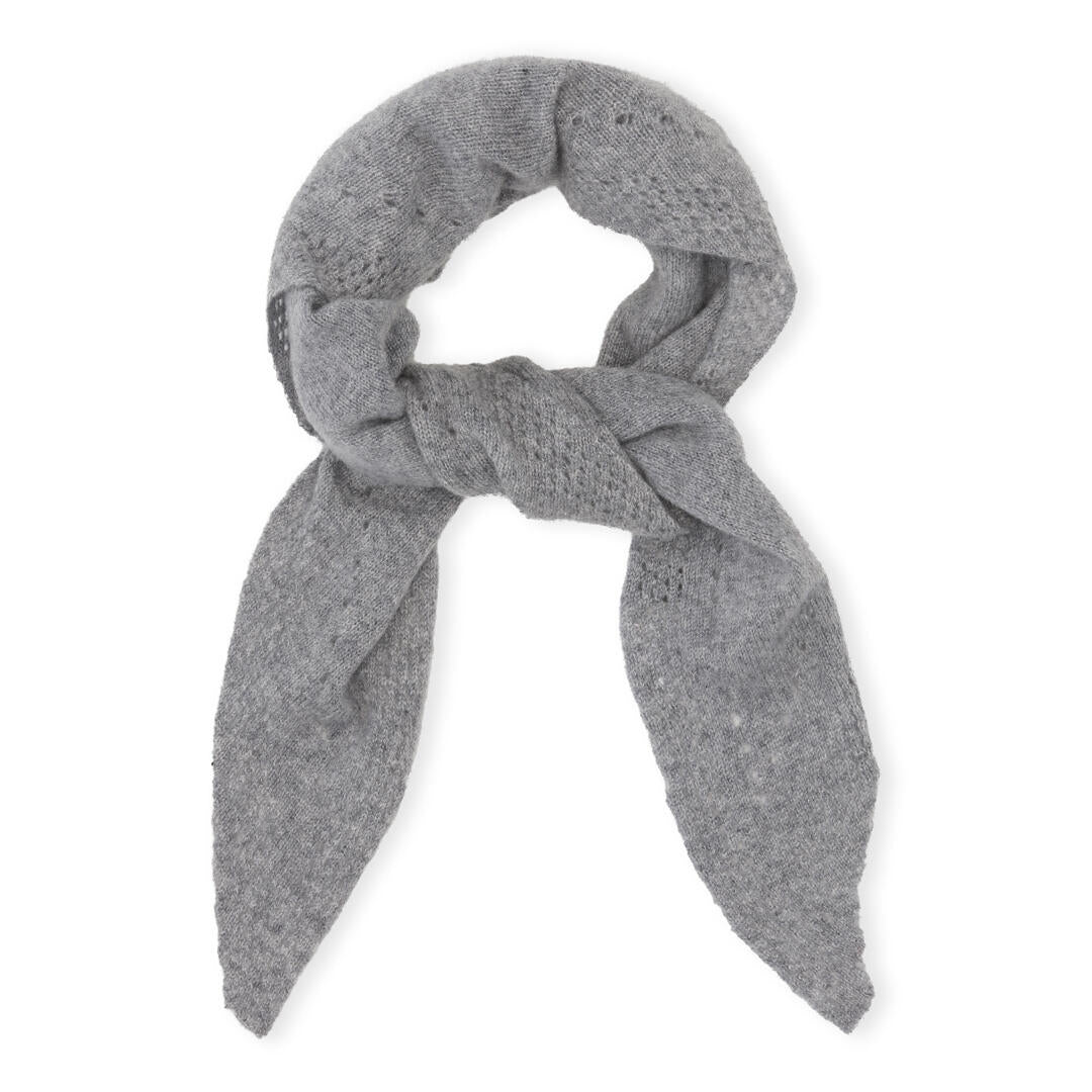 Nilo Triangle Cashmere halstørklæde - Grey Melange